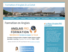 Tablet Screenshot of anglais-formation.net